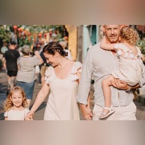 Hera Cross-Back Tassel Dress mommy & me set